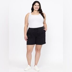 BANANA REPUBLIC XXL Black Drawstring Shorts - EUC